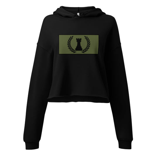 Performance | Cropped Hoodie | Rook Defense Solutions | Apex Castle Logo