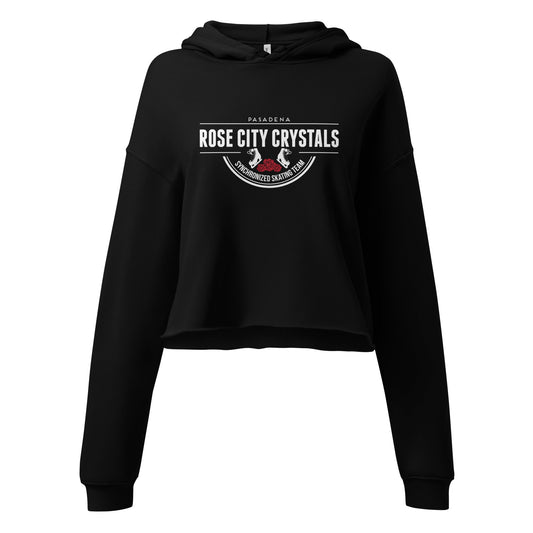 Performance | Cropped Hoodie | Rose City Crystals | Script Logo