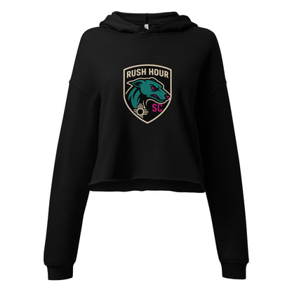 Performance | Cropped Hoodie | Rush Hour | Badge Logo