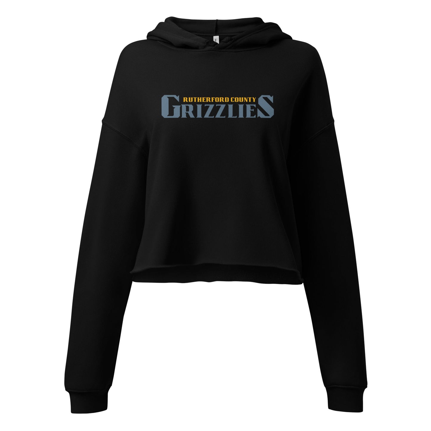 Performance | Cropped Hoodie | Rutherford County Grizzlies Football | Alt Script Logo
