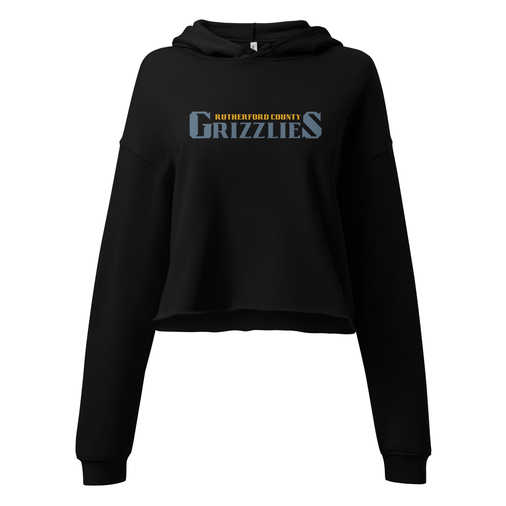 Performance | Cropped Hoodie | Rutherford County Grizzlies Football | Alt Script Logo
