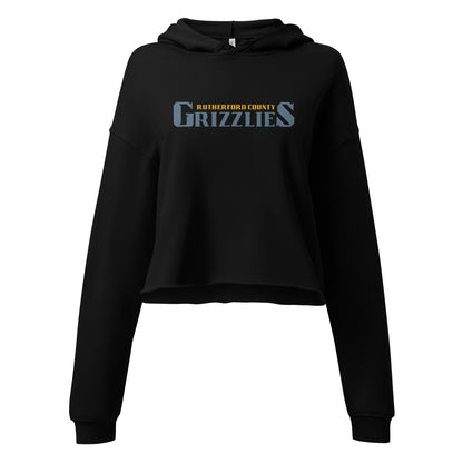 Performance | Cropped Hoodie | Rutherford County Grizzlies Football | Alt Script Logo