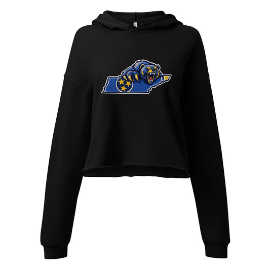 Performance | Cropped Hoodie | Rutherford County Grizzlies Football | Tennessee Logo