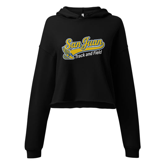 Performance | Cropped Hoodie | San Juan Track and Field | Script Logo