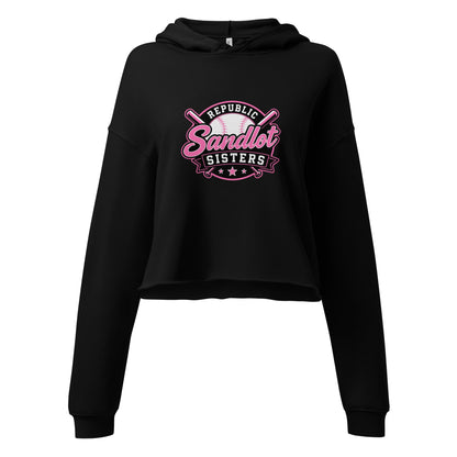 Performance | Cropped Hoodie | Sandlot Sisters | Badge Logo
