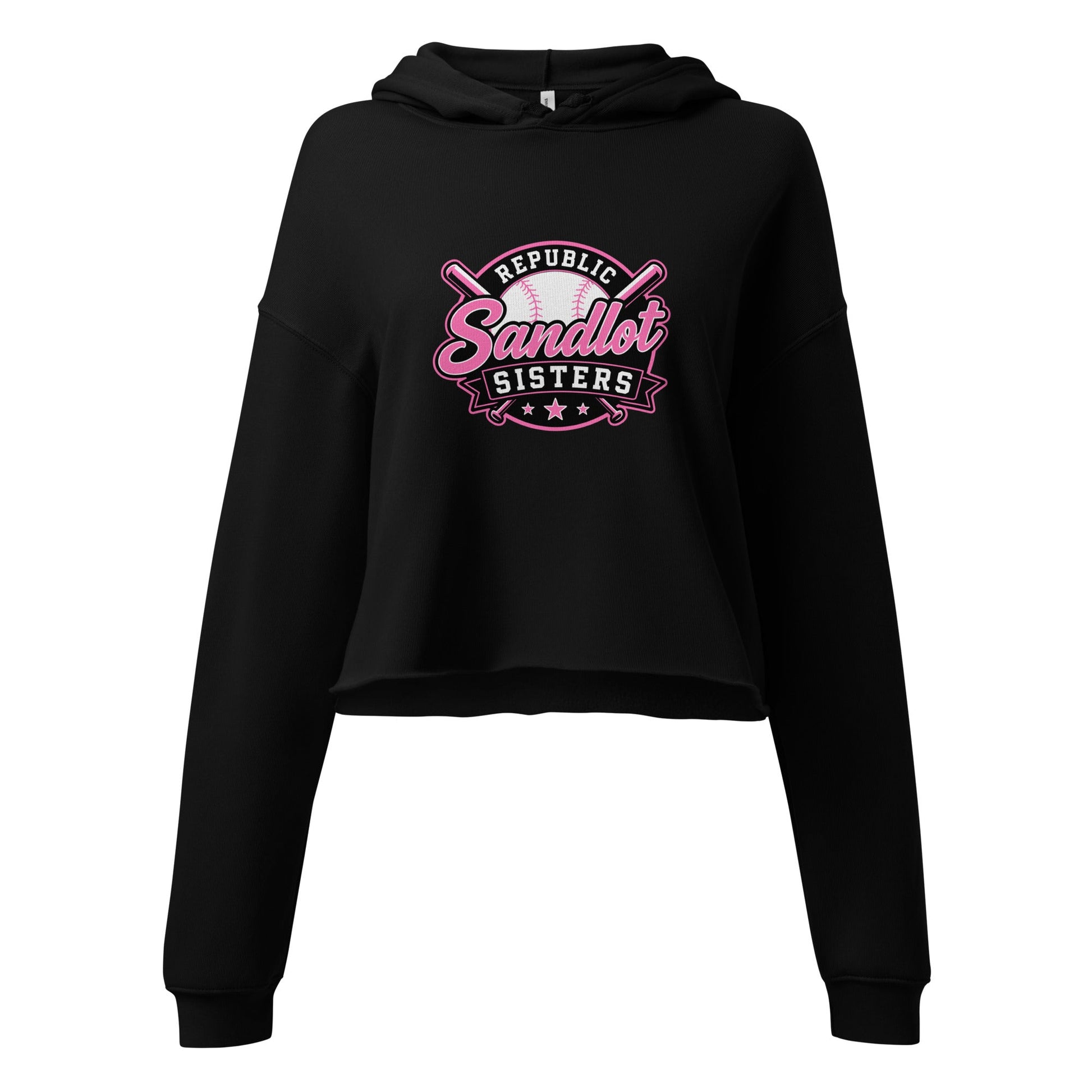Performance | Cropped Hoodie | Sandlot Sisters | Badge Logo
