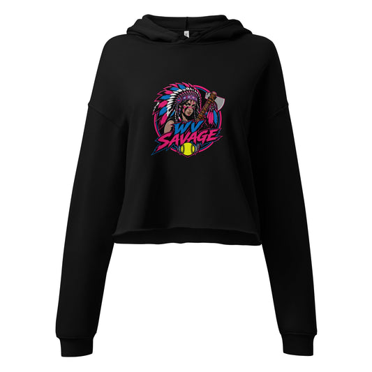 Performance | Cropped Hoodie | Savage | Crest Logo