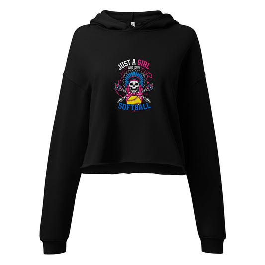 Performance | Cropped Hoodie | Savage Softball | Athletics Logo