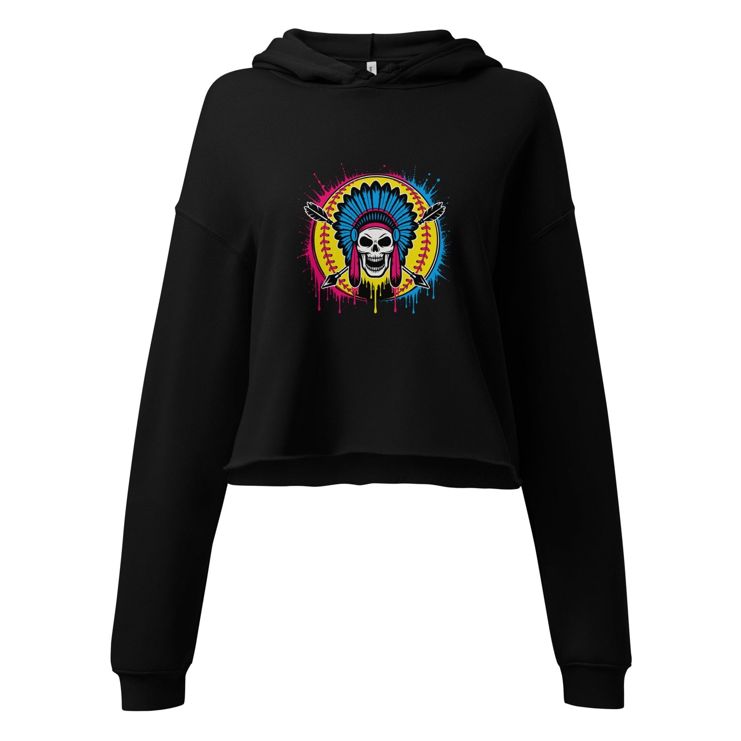 Performance | Cropped Hoodie | Savage Softball | Emblem Logo