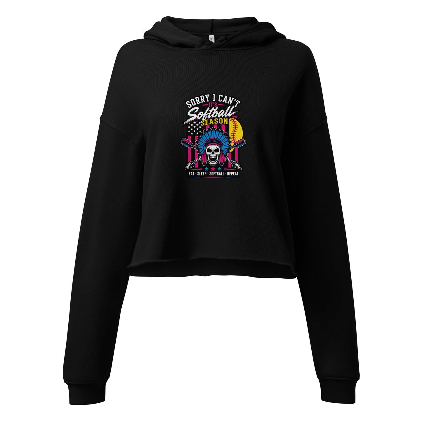 Performance | Cropped Hoodie | Savage Softball | Tribal Ace Logo