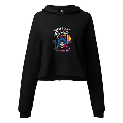 Performance | Cropped Hoodie | Savage Softball | Tribal Ace Logo