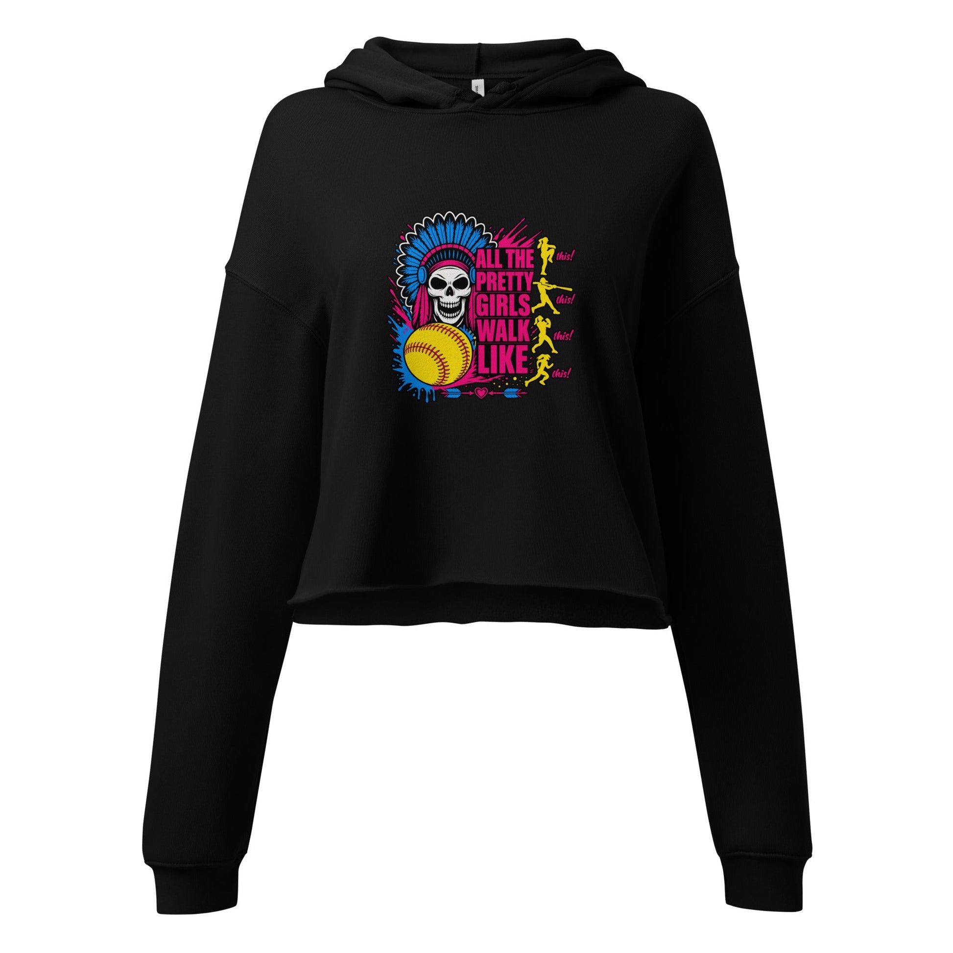 Performance | Cropped Hoodie | Savage Softball | Varsity Vanguard Logo