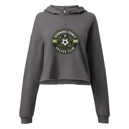Performance | Cropped Hoodie | Schoharie County Soccer Club | Badge Logo
