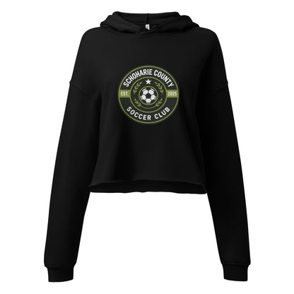 Performance | Cropped Hoodie | Schoharie County Soccer Club | Badge Logo