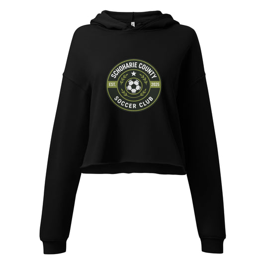 Performance | Cropped Hoodie | Schoharie County Soccer Club | Badge Logo