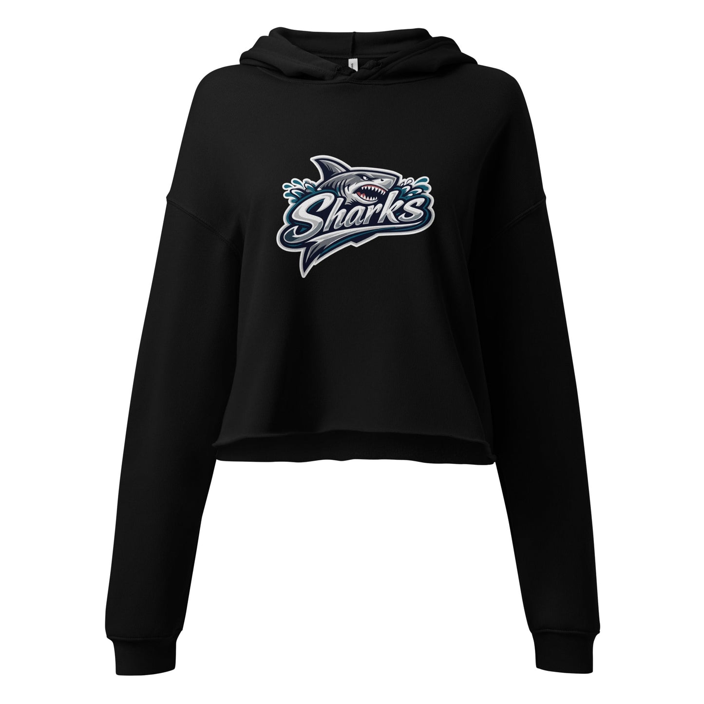Performance | Cropped Hoodie | Sharks | Sharks Logo