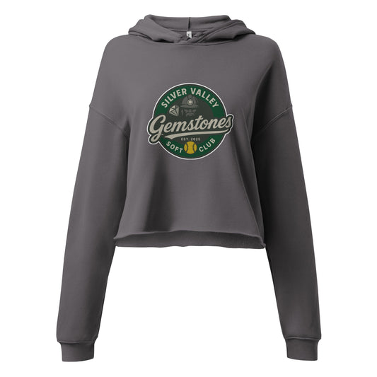 Performance | Cropped Hoodie | Silver Valley Gemstones | Badge Logo