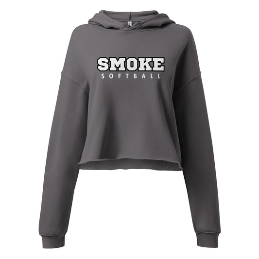 Performance | Cropped Hoodie | Smoke 14U Softball | Crest Logo