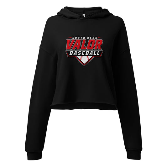 Performance | Cropped Hoodie | South Bend Valor Baseball | Vanguard Logo