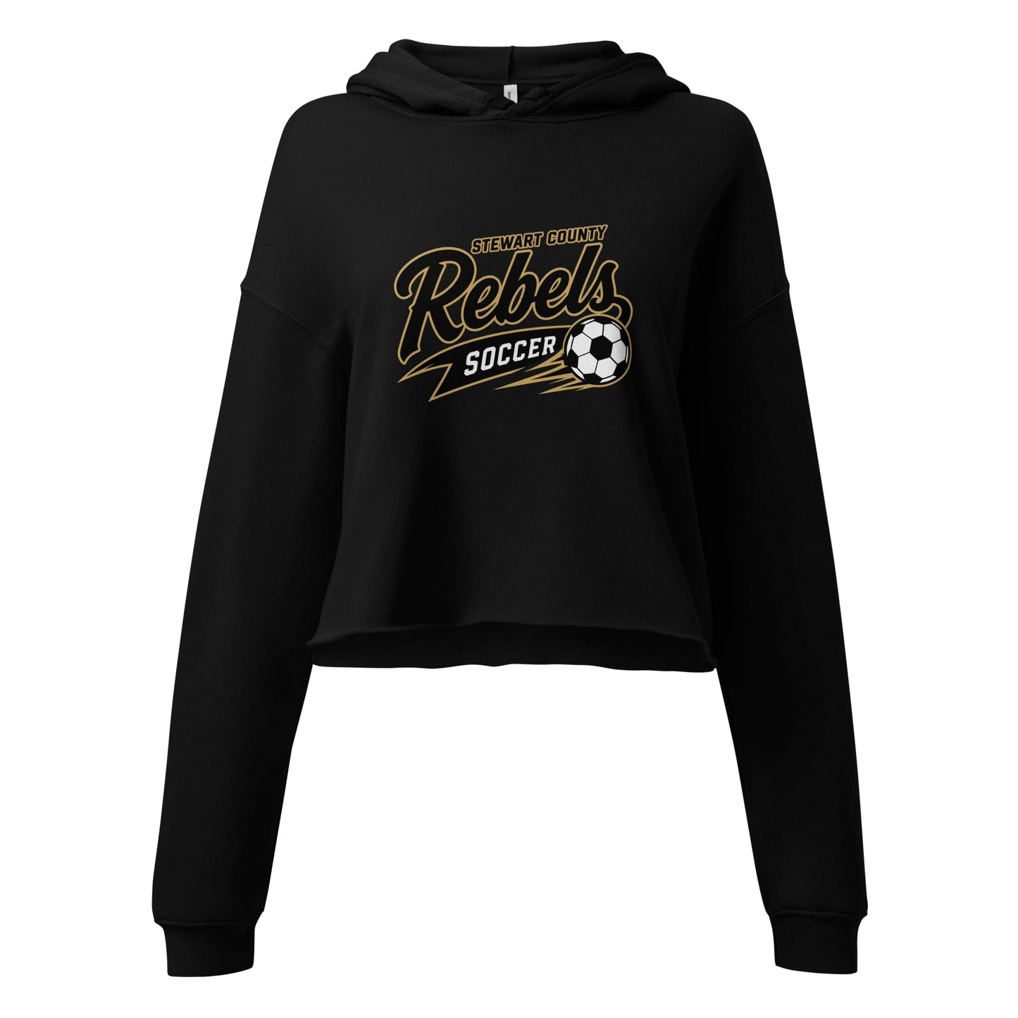 Performance | Cropped Hoodie | Stewart County Soccer | Rebels Logo
