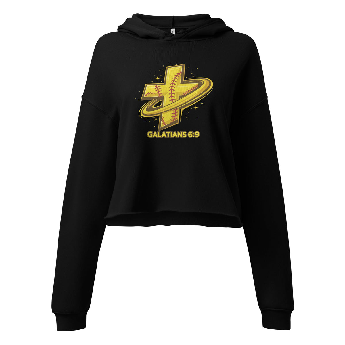 Performance | Cropped Hoodie | Stingers Softball | Galatians 6:9 Logo