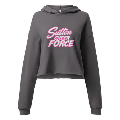 Performance | Cropped Hoodie | Sutton Cheer Force | Script Logo