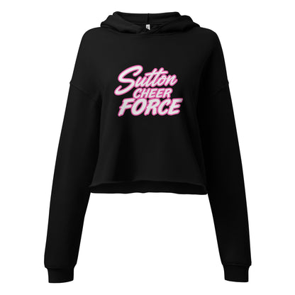 Performance | Cropped Hoodie | Sutton Cheer Force | Script Logo