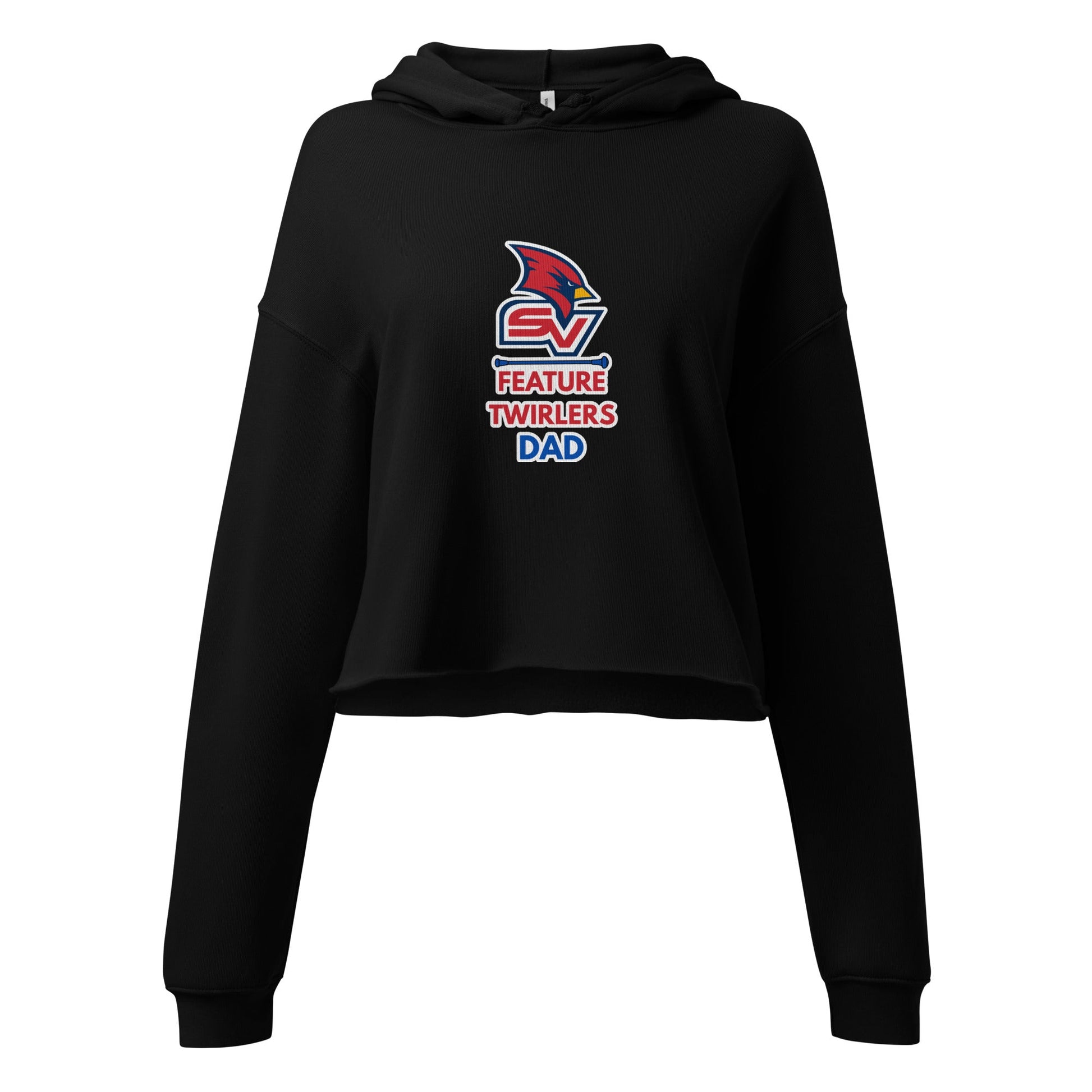 Performance | Cropped Hoodie | SVSU Feature twirlers | Dad Logo