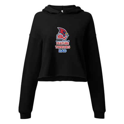 Performance | Cropped Hoodie | SVSU Feature twirlers | Dad Logo