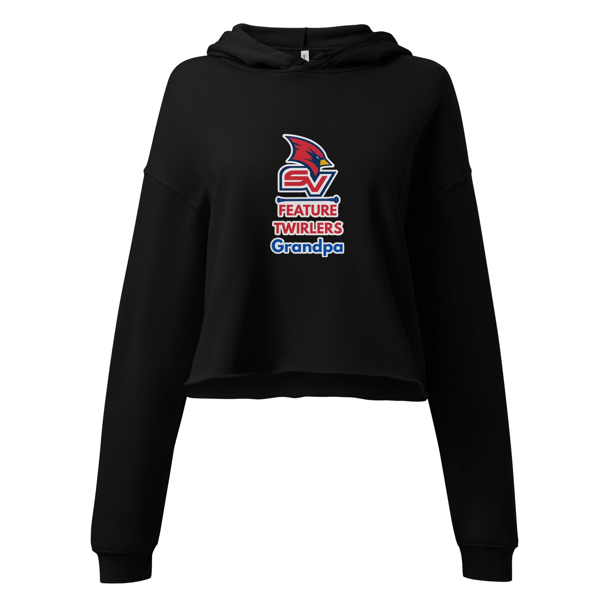 Performance | Cropped Hoodie | SVSU Feature twirlers | Grandpa Logo