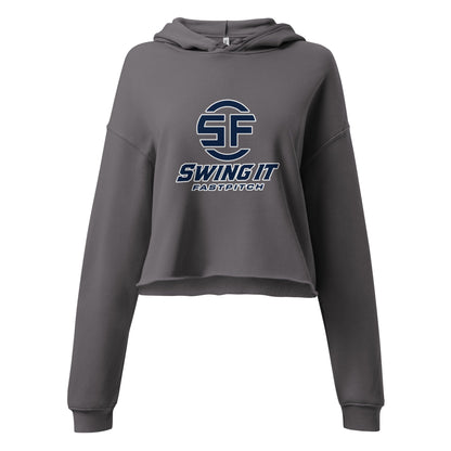 Performance | Cropped Hoodie | Swing It Fastpitch | Crest Logo