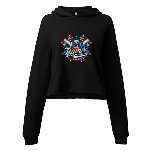 Performance | Cropped Hoodie | Team Native American | Tribal Emblem Logo