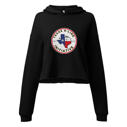 Performance | Cropped Hoodie | Texas 8 - Line Initiative | Badge Logo