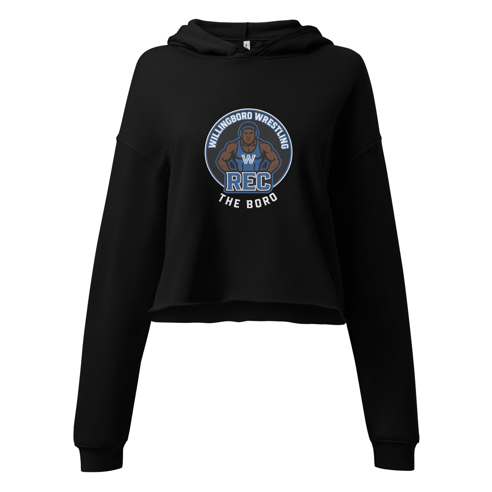 Performance | Cropped Hoodie | The Boro Brand | Wrestler Logo