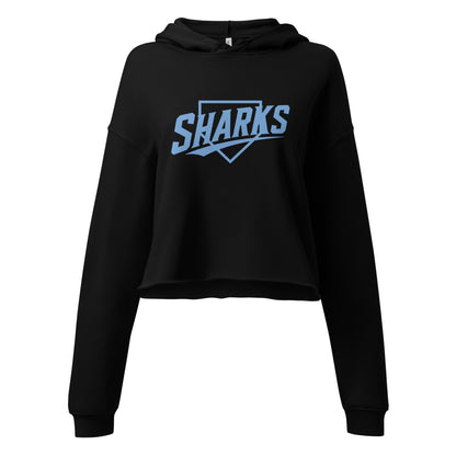 Performance | Cropped Hoodie | The Sharks Baseball Team | Crest Logo