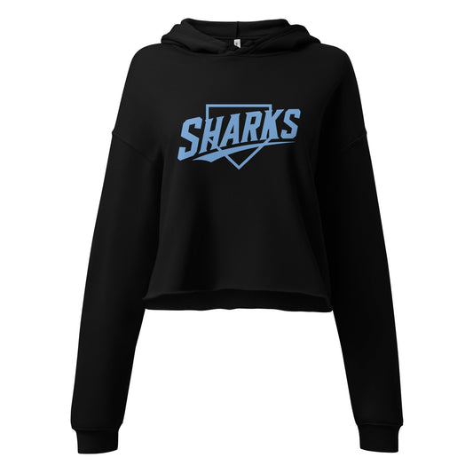 Performance | Cropped Hoodie | The Sharks Baseball Team | Crest Logo