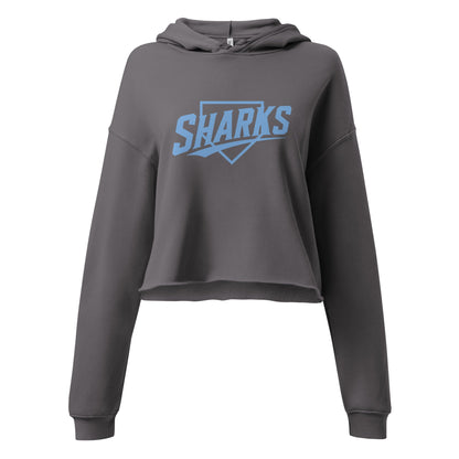 Performance | Cropped Hoodie | The Sharks Baseball Team | Crest Logo