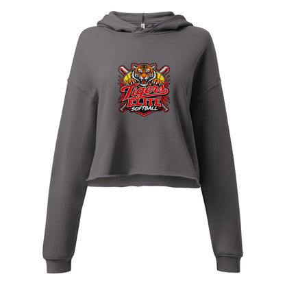 Performance | Cropped Hoodie | Tigers Elite Softball | Emblem Logo