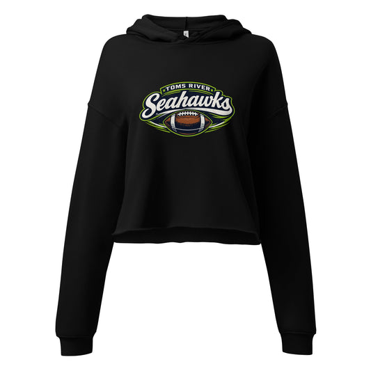Performance | Cropped Hoodie | Toms River Seahawks | Football Emblem Logo