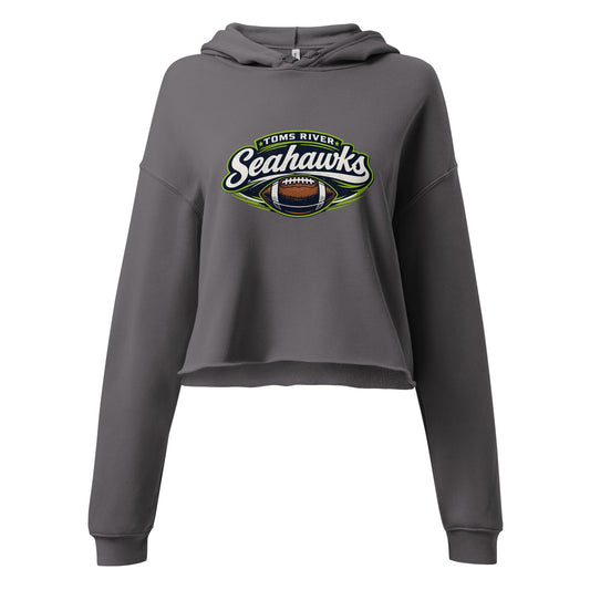 Performance | Cropped Hoodie | Toms River Seahawks | Football Emblem Logo