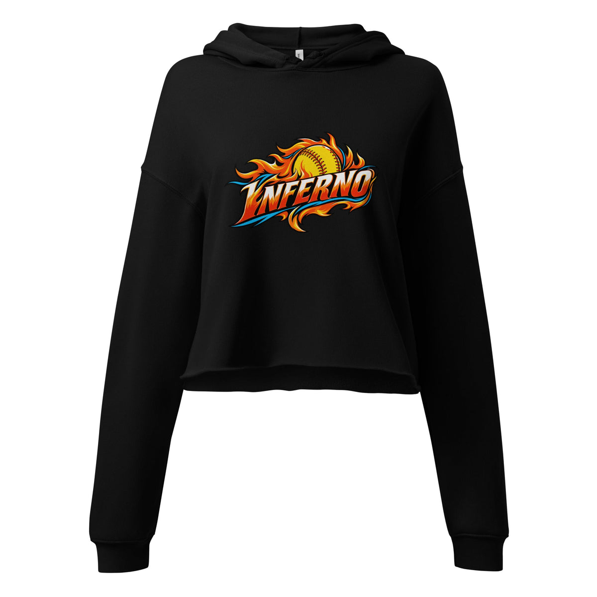 Performance | Cropped Hoodie | Treasure Coast Inferno | Crest Logo
