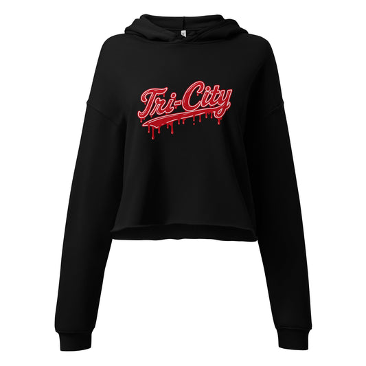 Performance | Cropped Hoodie | Tri - City Baseball | Mark Logo
