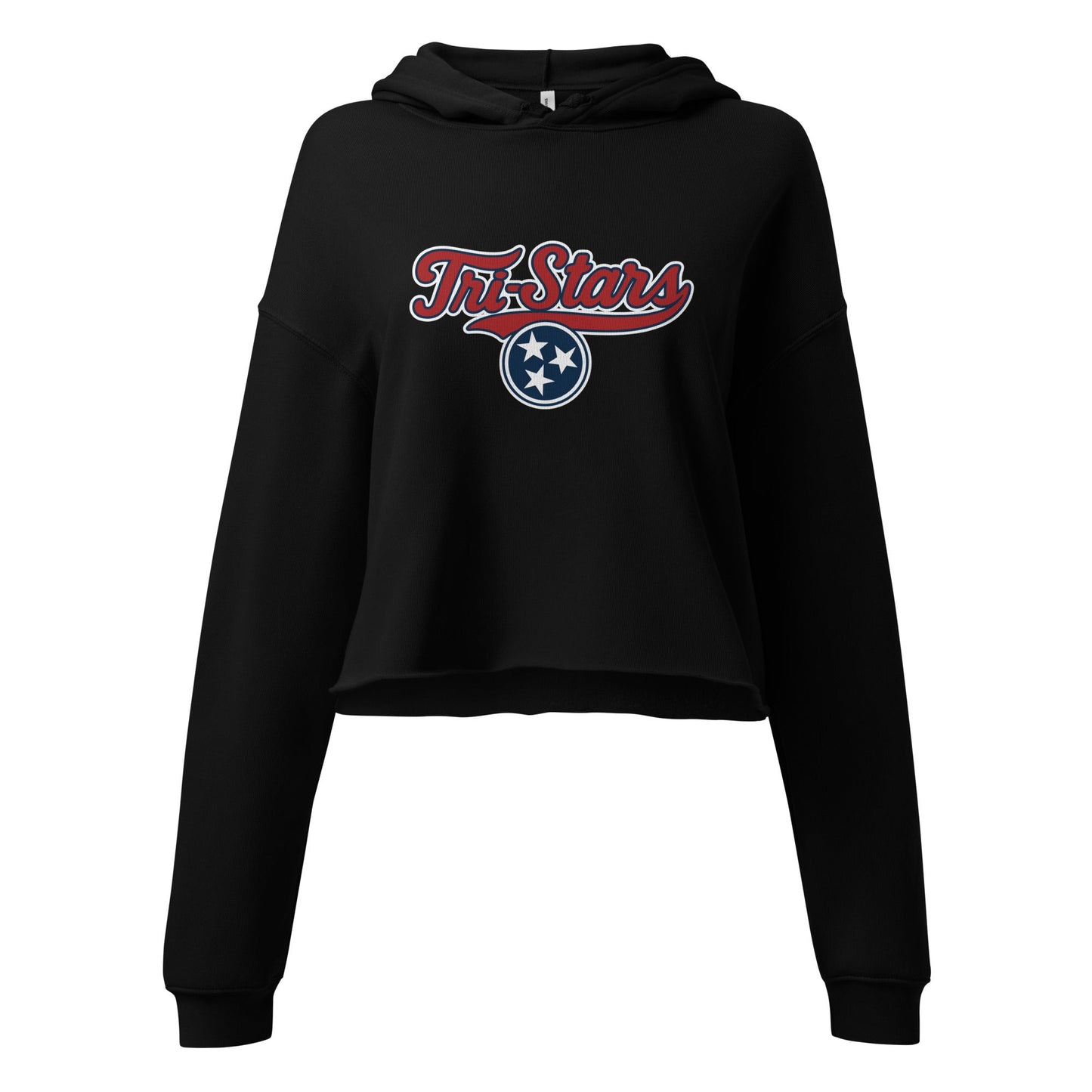 Performance | Cropped Hoodie | Tri - Stars | 3 Stars Logo