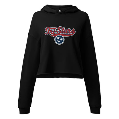 Performance | Cropped Hoodie | Tri - Stars | 3 Stars Logo
