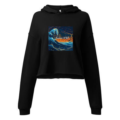 Performance | Cropped Hoodie | Tsunami Volleyball Club | Glow Tide Athletics Logo