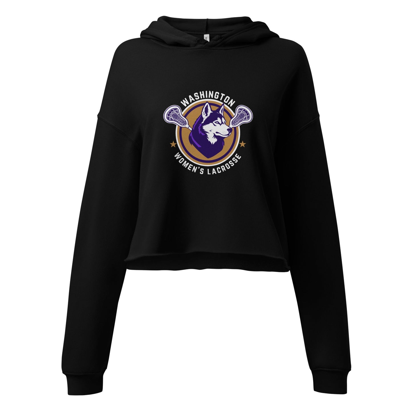 Performance | Cropped Hoodie | UW Women's Club Lacrosse | Badge Logo