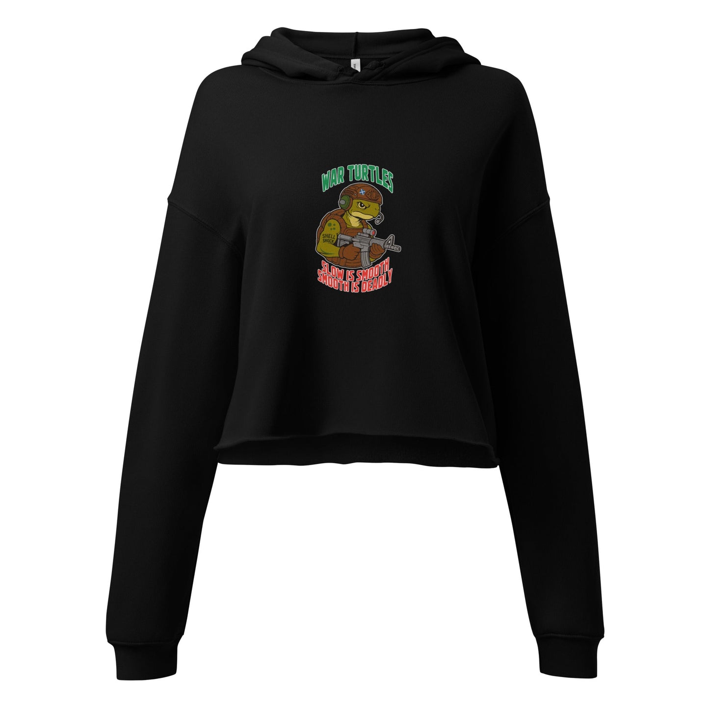 Performance | Cropped Hoodie | War Turtles | Mascot Logo