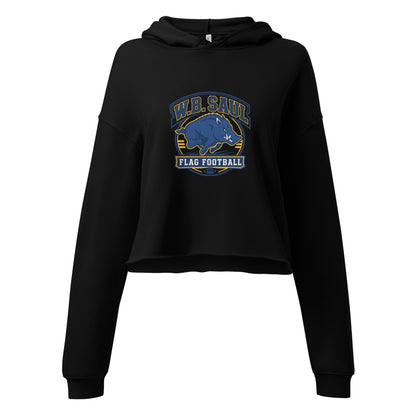 Performance | Cropped Hoodie | W.B.Saul Razorbacks | Emblem Logo