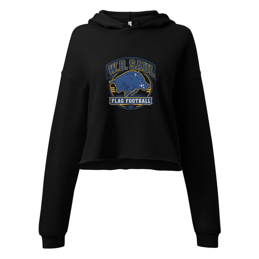 Performance | Cropped Hoodie | W.B.Saul Razorbacks | Emblem Logo