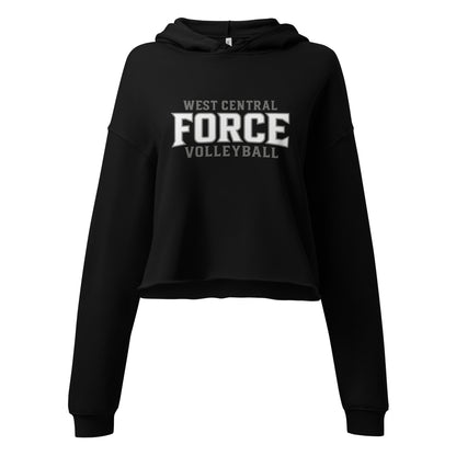 Performance | Cropped Hoodie | West Central Force Volleyball | Grey Logo